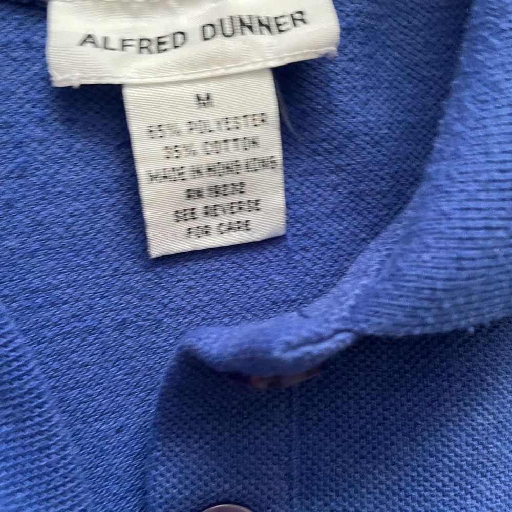 Blue Tropical Coastal Embroidered‎ Women’s Polo Shirt - Picture 3 of 3